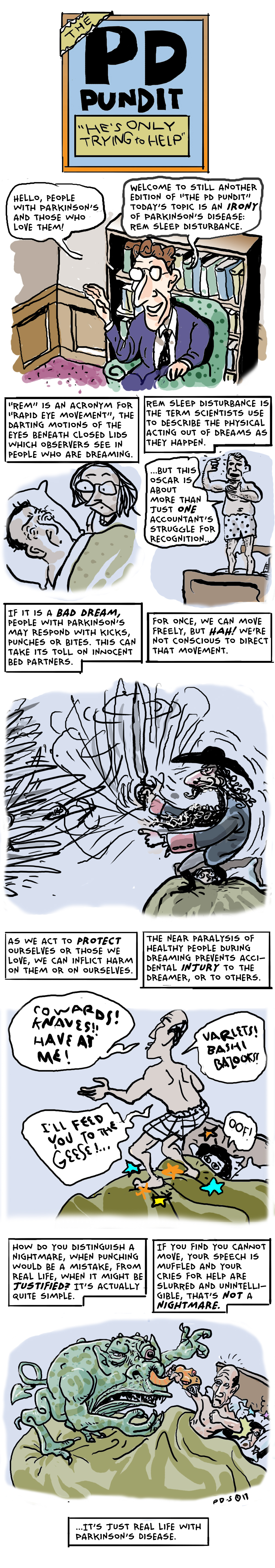 The PD Pundit: REM Sleep Disturbances