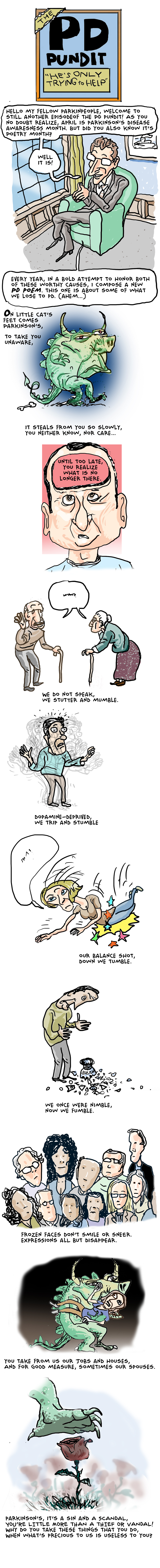 The PD Pundit: Awareness Month Poem